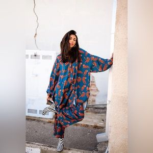 Dressed in LALA Satin Playsuit XL